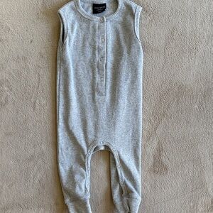 Little Bipsy Light Gray Baby Romper
